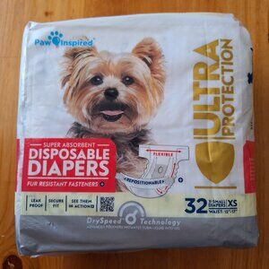 Extra-Small Disposable Diapers for Cat or Dog